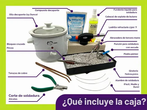 Vista 2 de Kit de soldadura de joyería WireJewelry Master Platería