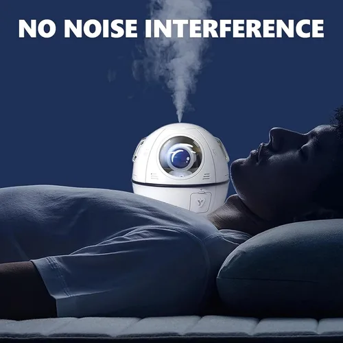 Vista 3 de Humidificadores para dormitorio, habitación de niños, mini humidificador de niebla fría, difusor de bebé con luz nocturna, pequeños humidificadores