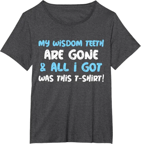 Vista 19 de My Wisdom Teeth Are Gone! Camiseta divertida de muelas del juicio, Negro