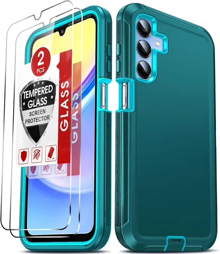 Vista 14 de LeYi Funda compatible con Samsumg Galaxy A05 4G: Galaxy A05 4G con resistente a los golpes, 3 en 1 de cuerpo completo, protección resistente