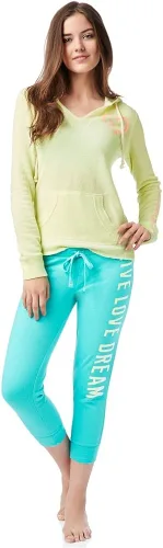 Vista 3 de AEROPOSTALE Womens Beach Logo Hoodie Sweatshirt