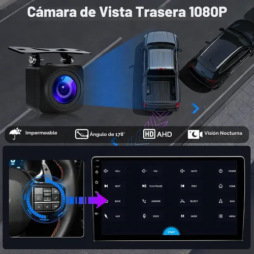Vista 8 de Radio de coche 4G+64G para Ford F150 2009-2014: ajuste manual de CA