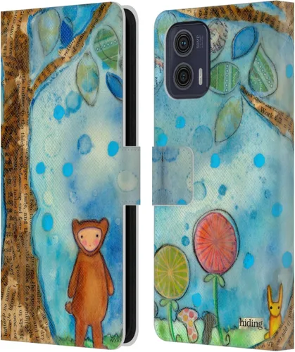 Vista 8 de Head Case Designs Officially Licensed Wyanne Half Light Nature 2 Leather Book Wallet Case Cover Compatible with Motorola Moto G73 5G