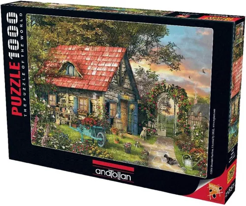 Vista 4 de Anatolian Puzzle -Calm Street, 1000 piezas Puzzle, #1203 Calle tranquila