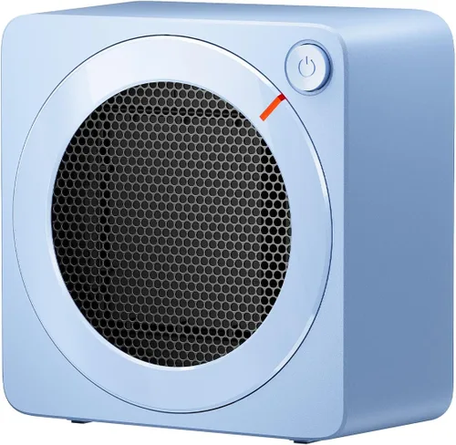 Vista 11 de Gaiatop Mini calentador de espacio, ligero PTC de cerámica de calentamiento rápido, 500 W, eficiencia energética para uso en interiores