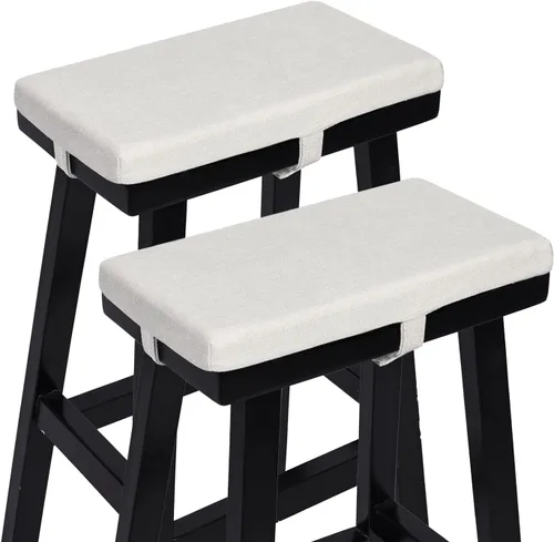 Vista 14 de baibu Cojín rectangular de espuma viscoelástica, diseño de doble capa, antideslizante, con funda lavable a máquina, solo 1 almohadilla