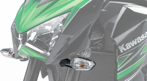 Vista 2 de Un par de luces intermitentes de lente transparente delanteras compatibles con Kawasaki Versys 650 KLE650C 2011