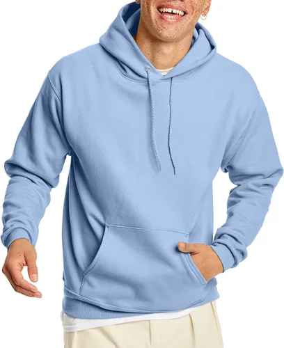 Vista 2 de Hanes - Sudadera con capucha EcoSmart para hombre, de vellón de peso medio, sin botones