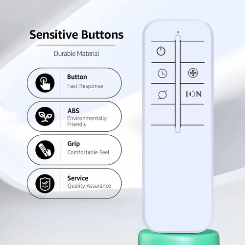Vista 8 de RETROSUN Control remoto de repuesto compatible con ventilador de torre Lasko LASK001 2033653A E20739 4820