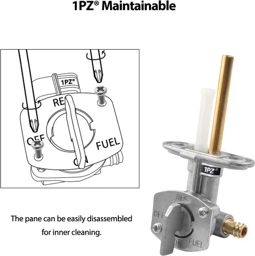 Vista 4 de 1PZ Válvula de combustible K40-GL3 para Kawasaki Bayou 220 250 300 400 KLF220 KLF250 KLF300 KLF400 Prairie 300 360 400 KVF300 KVF360 KVF400 00 Ninja
