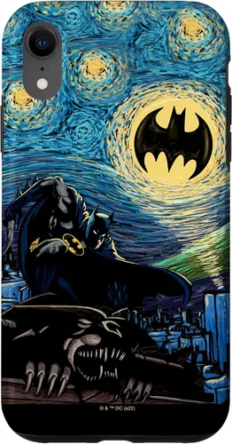 Vista 25 de DC Comics Batman Starry Night Style Painting Case para iPhone 17