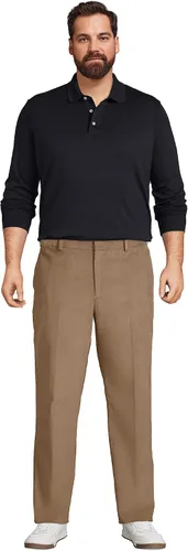 Vista 4 de Lands' End - Camisa polo muy suave de manga larga para hombre