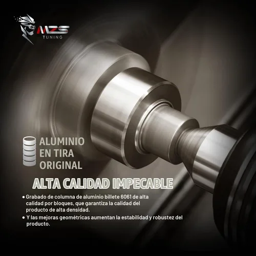 Vista 4 de MZS Kit de nivelación de 2 pulgadas, espaciadores de puntal delantero superior e inferior, kit de elevación compatible con Silverado Sierra Yukon