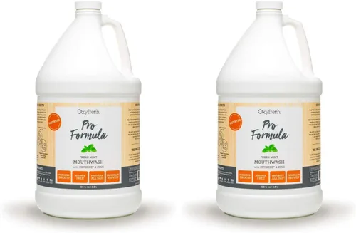 Vista 12 de Enjuague bucal prémium Oxyfresh Pro Formula Fresh Mint – Enjuague bucal patentado de zinc para aliento fresco durante todo el día y encías