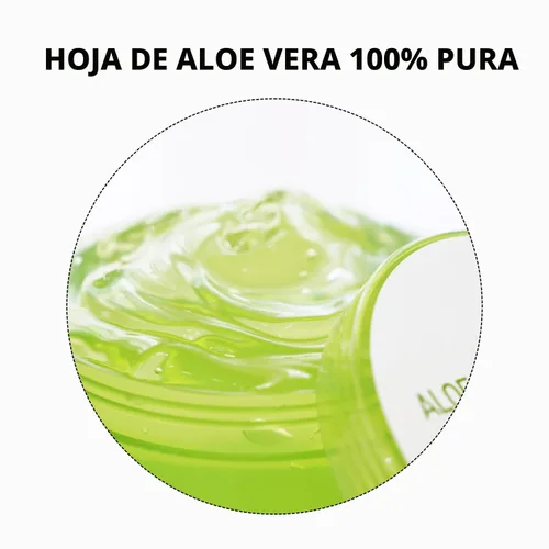 Vista 2 de MIRACLAIR Gel de Aloe Vera para Rostro, Piel, Cabello y Alivio de Quemaduras Solares, Hecho con 100% Gel de Aloe Puro para Todos los Tipos de Piel.