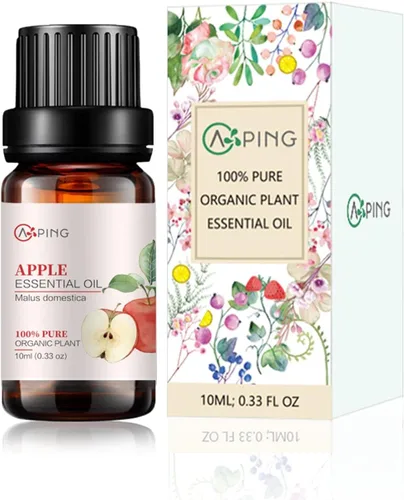Vista 7 de Aceite esencial de manzana, 100 % puro, orgánico natural (Malus domestica), aceite de manzana para difusor, aroma, spa, masaje, yoga, perfume, 0.33