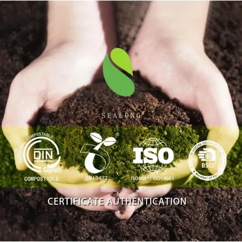 Vista 3 de Bolsas biodegradables para excrementos de perro, 100% compostables certificadas, 13 x 9 pulgadas, sin plástico, respetuosas con el medio ambiente, a