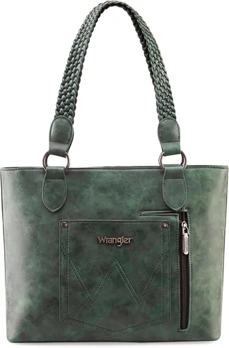 Vista 5 de Wrangler Bolso de mano para mujer, bolso occidental con múltiples bolsillos