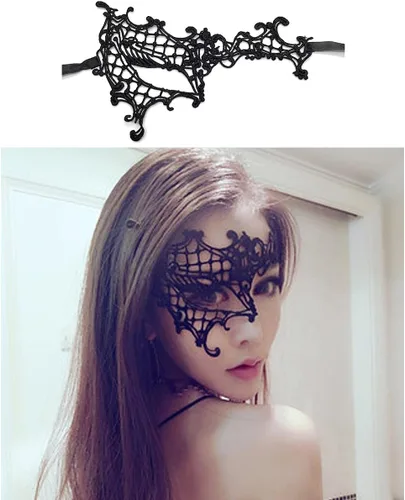Vista 2 de Paquete de 3 máscaras venecianas de encaje para mujer, para Halloween, Navidad, fiesta veneciana