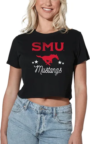 Vista 357 de Colección oficial de camisetas con diseño de mascota desgastada para mujer, color negro Grizzlies del estado de Adams