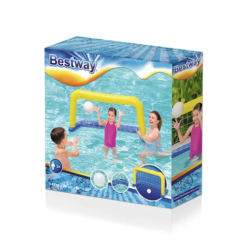 Vista 3 de Bestway Juego Flotante Porteria Hinchable 142x76 cm +3 Años Piscina 52123