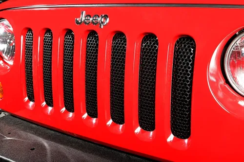 Vista 3 de Rugged Ridge Inserto de rejilla, negro 11401.32 Compatible con Jeep Wrangler JK 2007-2018