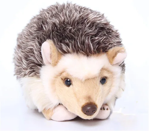 Vista 2 de TAMMYFLYFLY Erizo realista de peluche, erizo del desierto, modelo de animal lindo (6 pulgadas) (6 pulgadas (paquete de 1))