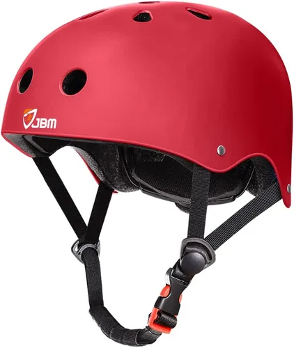 Vista 11 de Casco para Monopatín JBM - Casco Ligero, Ajustable y Ventilado para Patinete, Patines, Patinaje en Línea