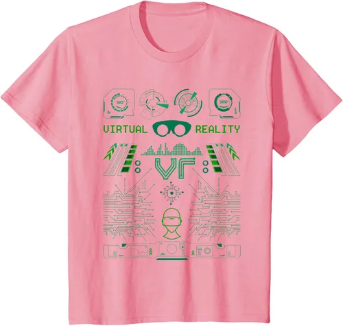 Vista 39 de Camiseta de realidad virtual VR Retro Gamers, Negro, S