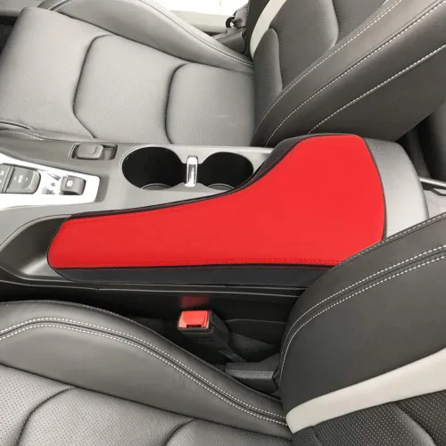 Vista 9 de XITER Funda de cuero para consola de automóvil, impermeable, protector para reposabrazos de consola central para Chevrolet Camaro 2010 2011 2012