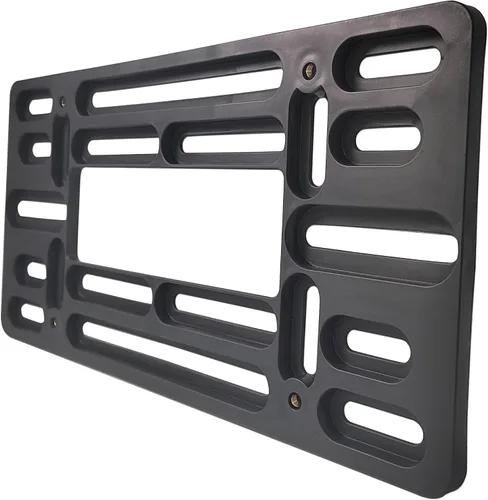 Vista 9 de ZXFOOG Kit de montaje de matrícula delantera, soporte para placa de Marco de aluminio negro
