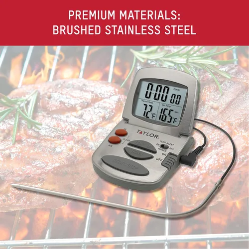 Vista 10 de Termómetro digital de cocina Taylor Precision Products, con sonda y temporizador