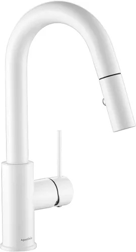 Vista 9 de AguaStella AS59BG - Grifo de barra brillante dorado cepillado o grifo de fregadero de cocina con rociador desplegable y mango único
