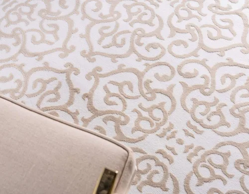Vista 6 de Unique Loom Rushmore Collection Johnson - Alfombra rectangular de 5 pies 1 pulgada x 8 pies, color blanco nieve/beige