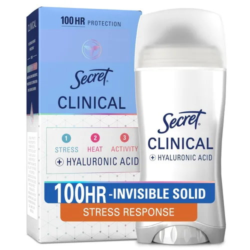Vista 18 de Secret Clinical Strength 100HR Defense, desodorante antitranspirante sólido invisible para mujeres, edición Paige Bueckers, protección contra