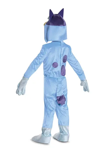 Vista 4 de Disfraz Deluxe para Niños Pequeños de Bluey Multicolor