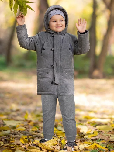 Vista 7 de Resinta Paquete de 4 pantalones deportivos para niños pequeños con cordón
