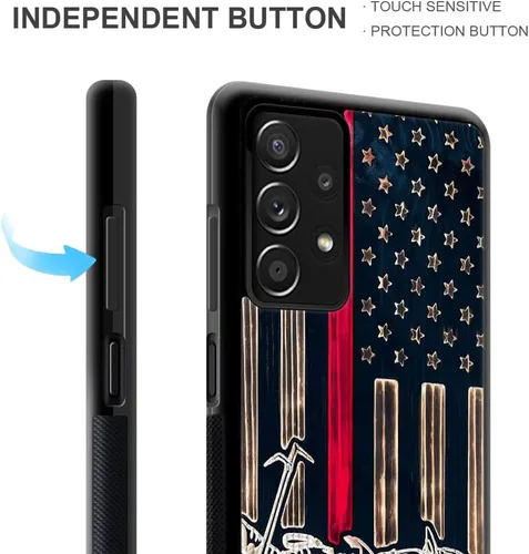 Vista 18 de DAIZAG Funda compatible con Samsung Galaxy A23, protección completa, a prueba de golpes, antiarañazos, funda de poliuretano termoplástico para Arte