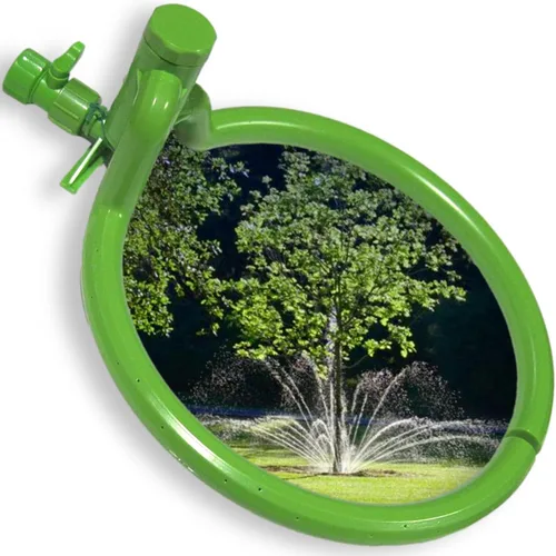 Vista 9 de Sistema de riego de árboles – Anillo de riego de árboles de 360° – Anillo rociador para árboles y arbustos – Llega a la zona de nutrición