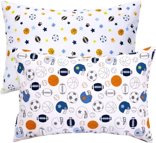 Vista 11 de UOMNY Fundas de almohada para niñas pequeñas 13X18 12x16 14x19 Funda de almohada para bebé con mariposa, paquete de 2, fundas de almohada pequeñas