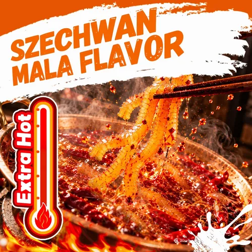 Vista 2 de WEILOONG Moishine Szechwan Taste Konjac Snack, tamaño compartido, alrededor