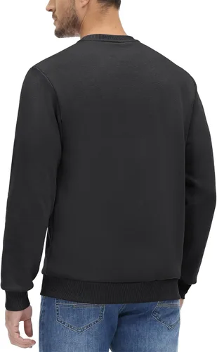 Vista 93 de MAGCOMSEN Sudadera de cuello redondo para hombre de manga larga casual cálida de forro polar