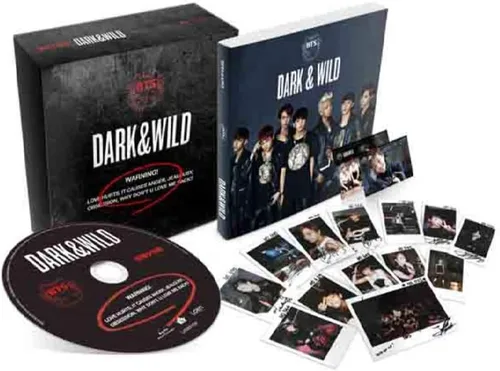 Vista 2 de BTS Dark and Wild 1er álbum Bangtan Boys Vol.1 CD+Photobook+Photocard+Gift
