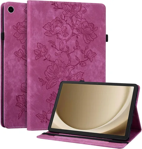 Vista 52 de Funda para Samsung Galaxy Tab S5e 10.5 2019 Modelo SM-T720/T725/T727, funda delgada de piel sintética con soporte multiángulo y soporte