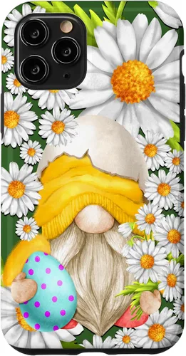 Vista 27 de iPhone 16 Easter Chick Gnome Graphic For Women Floral Daisy Flower Case