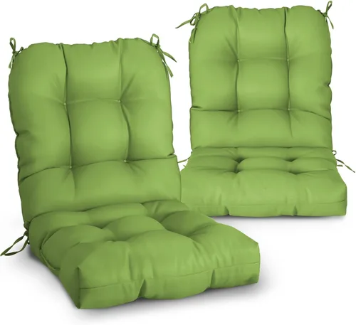 Vista 32 de EAGLE PEAK Cojín Acolchado para Silla de Exterior/Interior para Asiento/Respaldo, Juego de 1, 42'' x 21'', Azul Claro