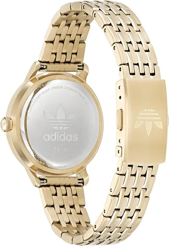 Vista 4 de adidas Reloj de pulsera de acero inoxidable en tono dorado (Modelo AOSY220662I), Oro
