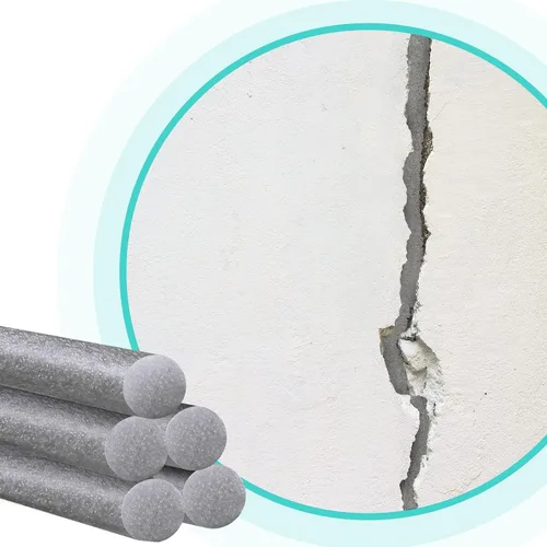 Vista 4 de Barra de soporte de 1/2" de diámetro x 30' de longitud, espuma de ahorro de sellador, barra de soporte de espuma para relleno de juntas y huecos