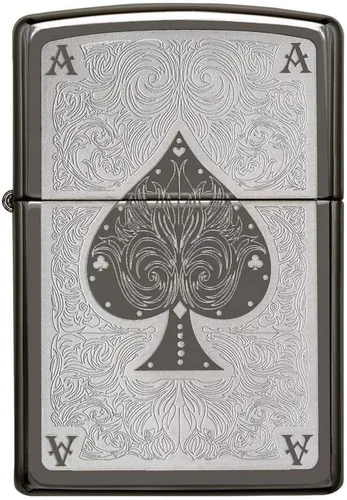Vista 2 de Zippo Encendedores Ace Negro