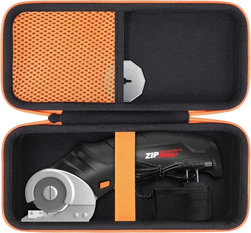 Vista 8 de co2CREA Estuche rígido compatible con tijeras eléctricas inalámbricas Worx WX082L / WX081L 4V ZipSnip, estuche de transporte Poratble para tijeras